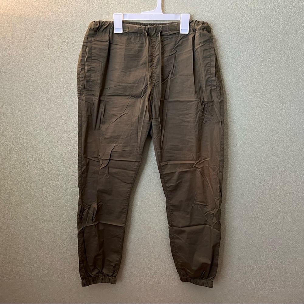 Green Technical Twill Jogger